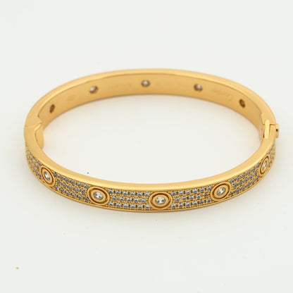 [CiCi]LOVE BRACELET 6.1MM DIAMOND-PAVED 10 BIG DIAMONDS