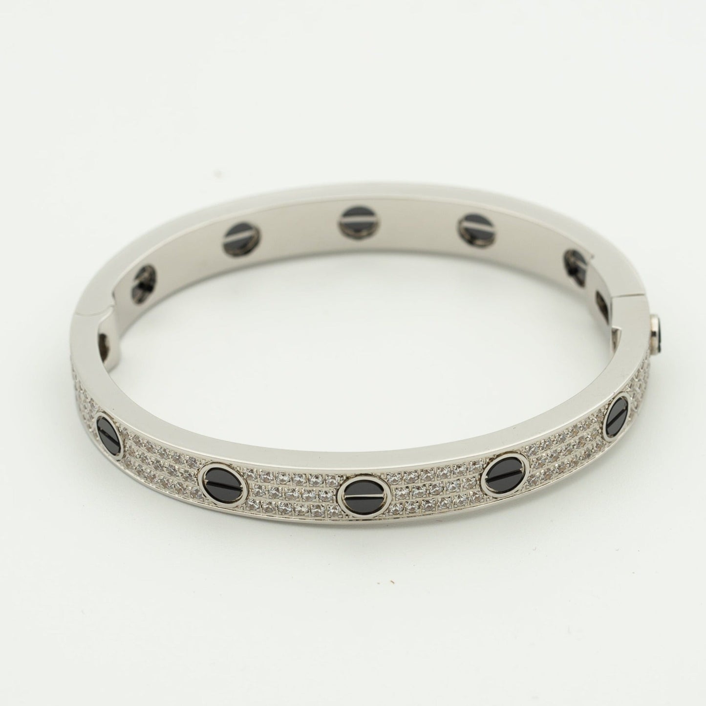 [CiCi]LOVE BRACELET 6.1MM DIAMOND-PAVED CERAMIC