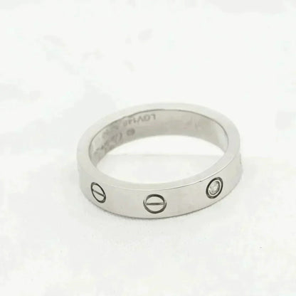 [CiCi]LOVE RING 4MM 1 DIAMOND SILVER