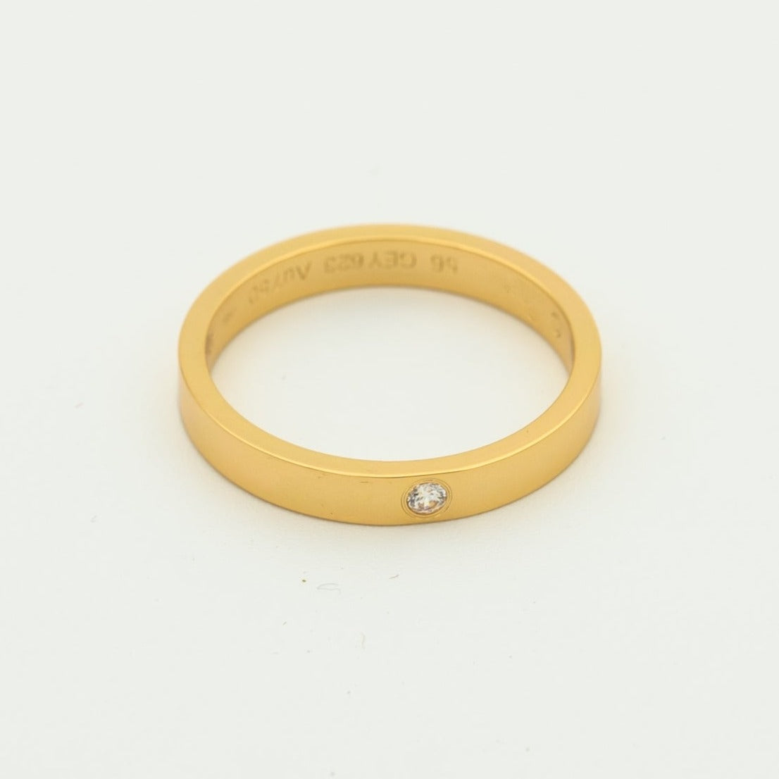 [CiCi]LOVE RING 4MM 1 DIAMOND