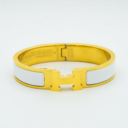 [CiCi]H WHITE BRACELET