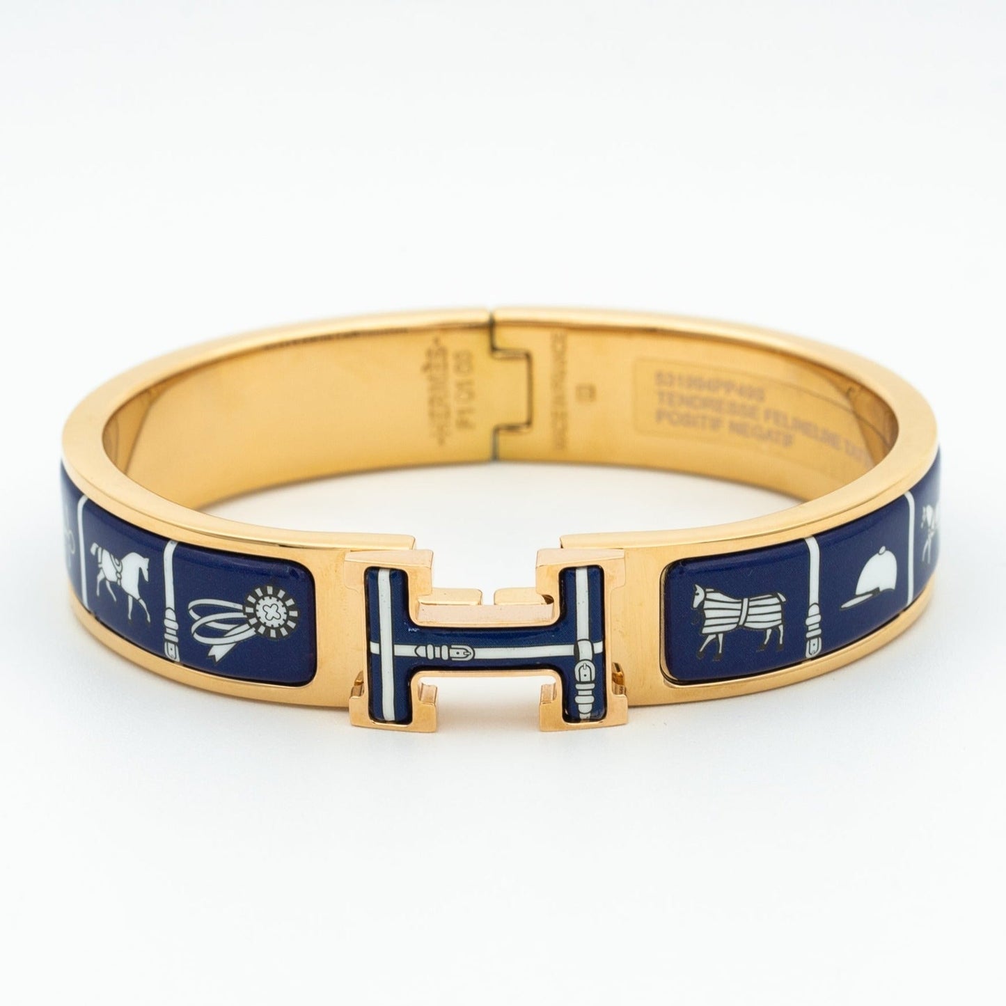 [CiCi]H BRACELET BLUE CERAMIC