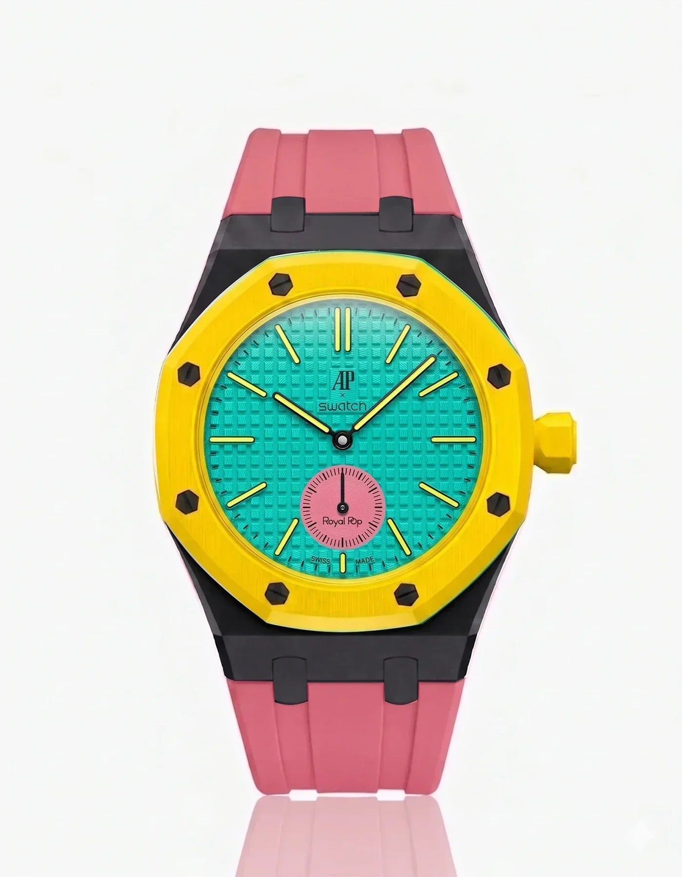 Silicone Strap & Case Royal Pop Otg Roz(Customize  Colors)