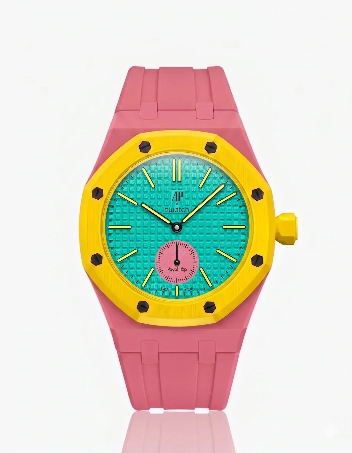 Silicone Strap & Case Royal Pop Otg Roz(Customize  Colors)