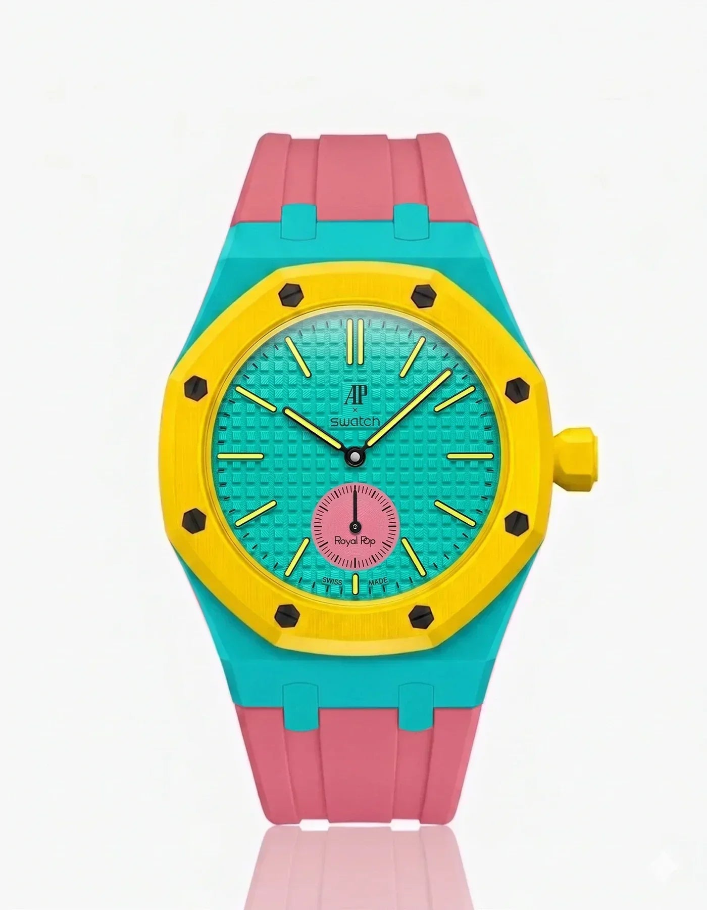 Silicone Strap & Case Royal Pop Otg Roz(Customize  Colors)