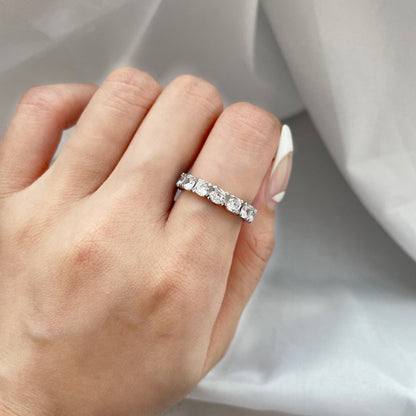 [CiCi]Eternity Round Cut Tennis Ring