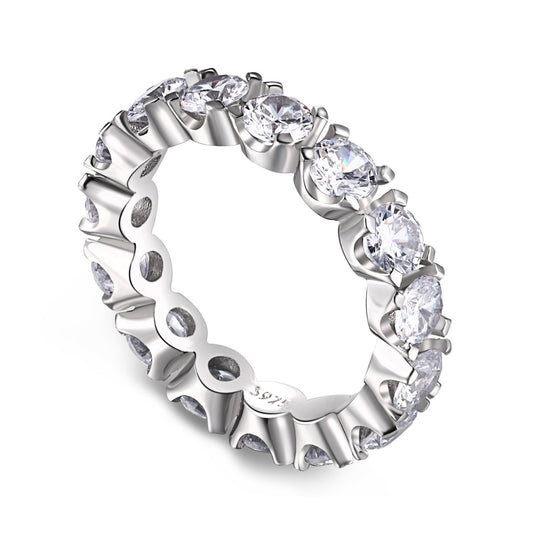 [CiCi]Eternity Round Cut Tennis Ring