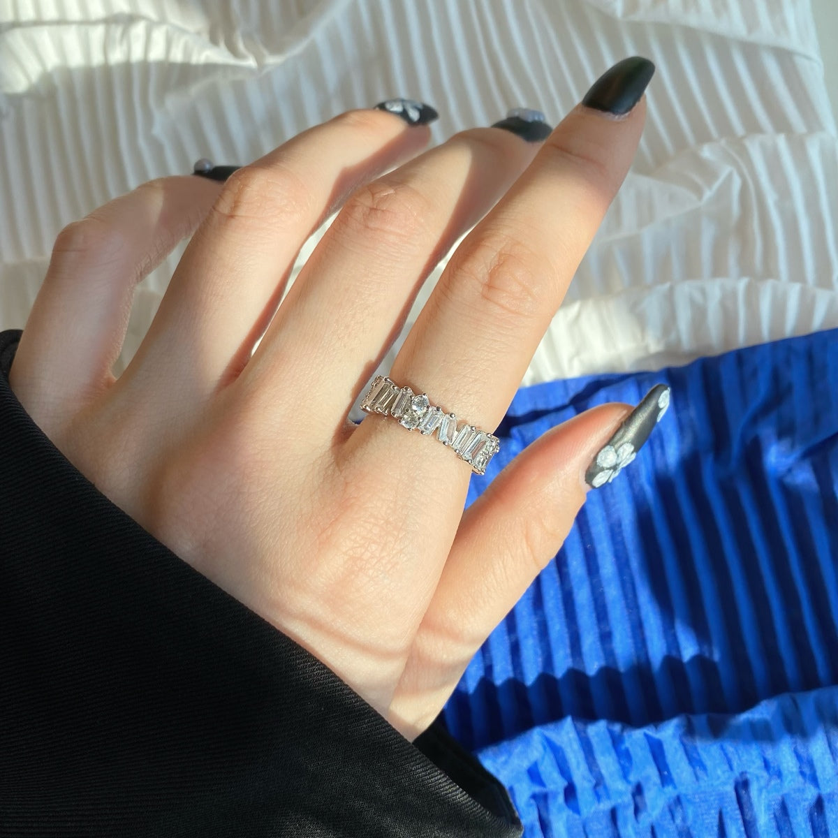 [CiCi]Delicate Multi Shape Tennis Ring