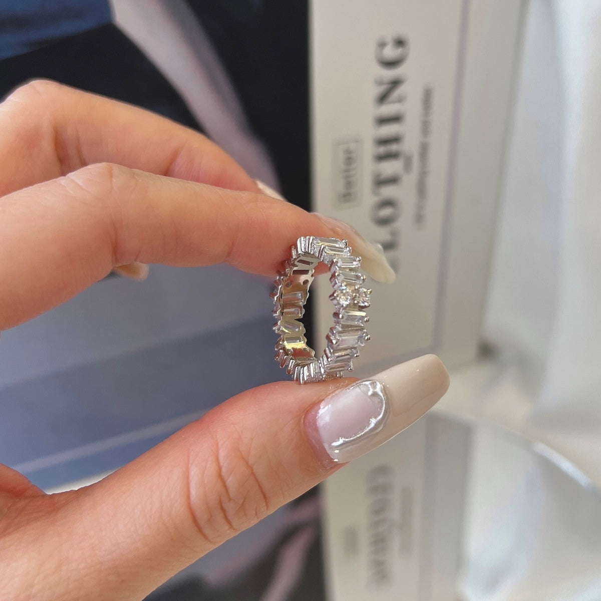[CiCi]Delicate Multi Shape Tennis Ring