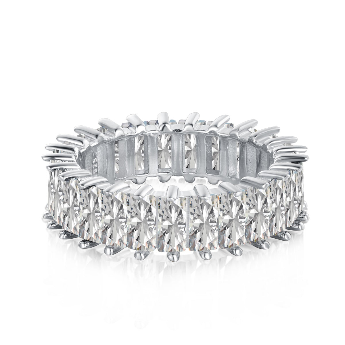 [CiCi]Unique Colorful Radiant Cut RIng