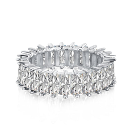 [CiCi]Unique Colorful Radiant Cut RIng