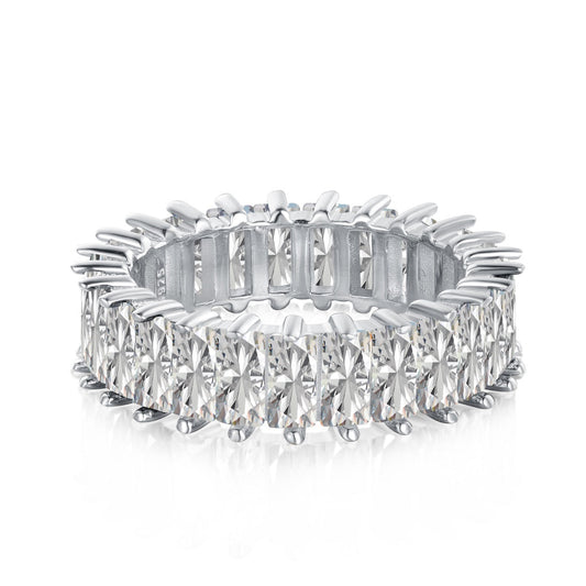 [CiCi]Unique Colorful Radiant Cut RIng