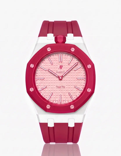 Silicone Strap & Case Royal Pop Otto Rosso(Customize  Colors)