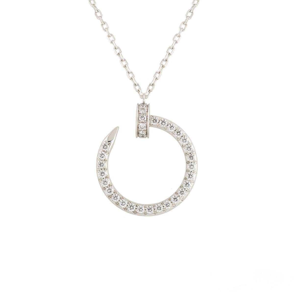 [CiCi]JUSTE NECKLACE SILVER DIAMONDS