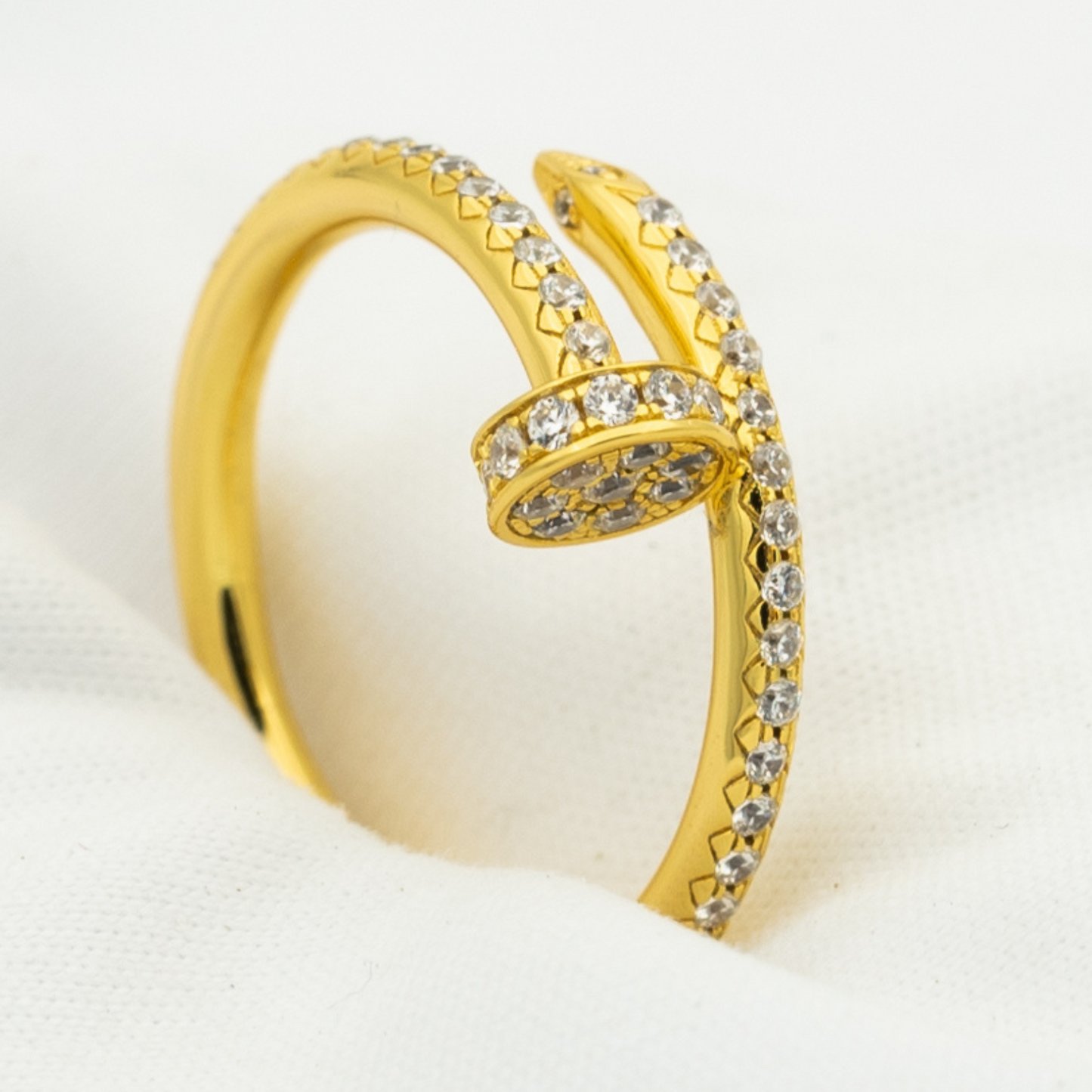 [CiCi]JUSTE RING 1.8MM GOLD DIAMONDS