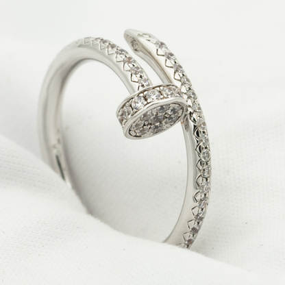 [CiCi]JUSTE RING 1.8MM SILVER DIAMONDS