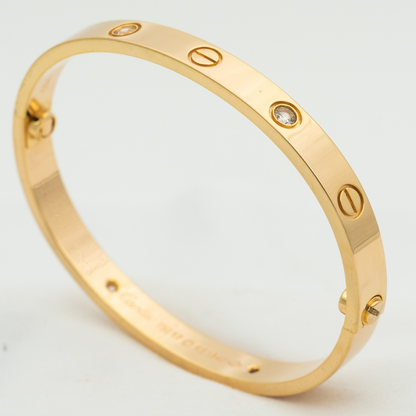 [CiCi]LOVE BRACELET 6.1MM 4 DIAMONDS