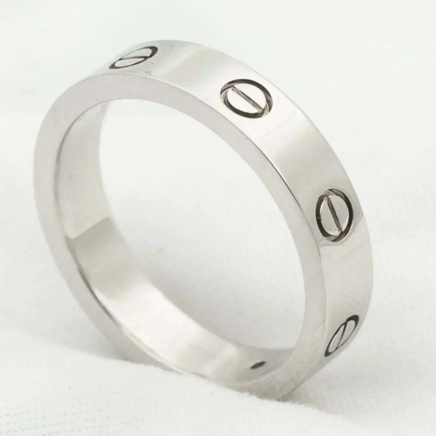 [CiCi]LOVE RING 4MM 1 DIAMOND SILVER