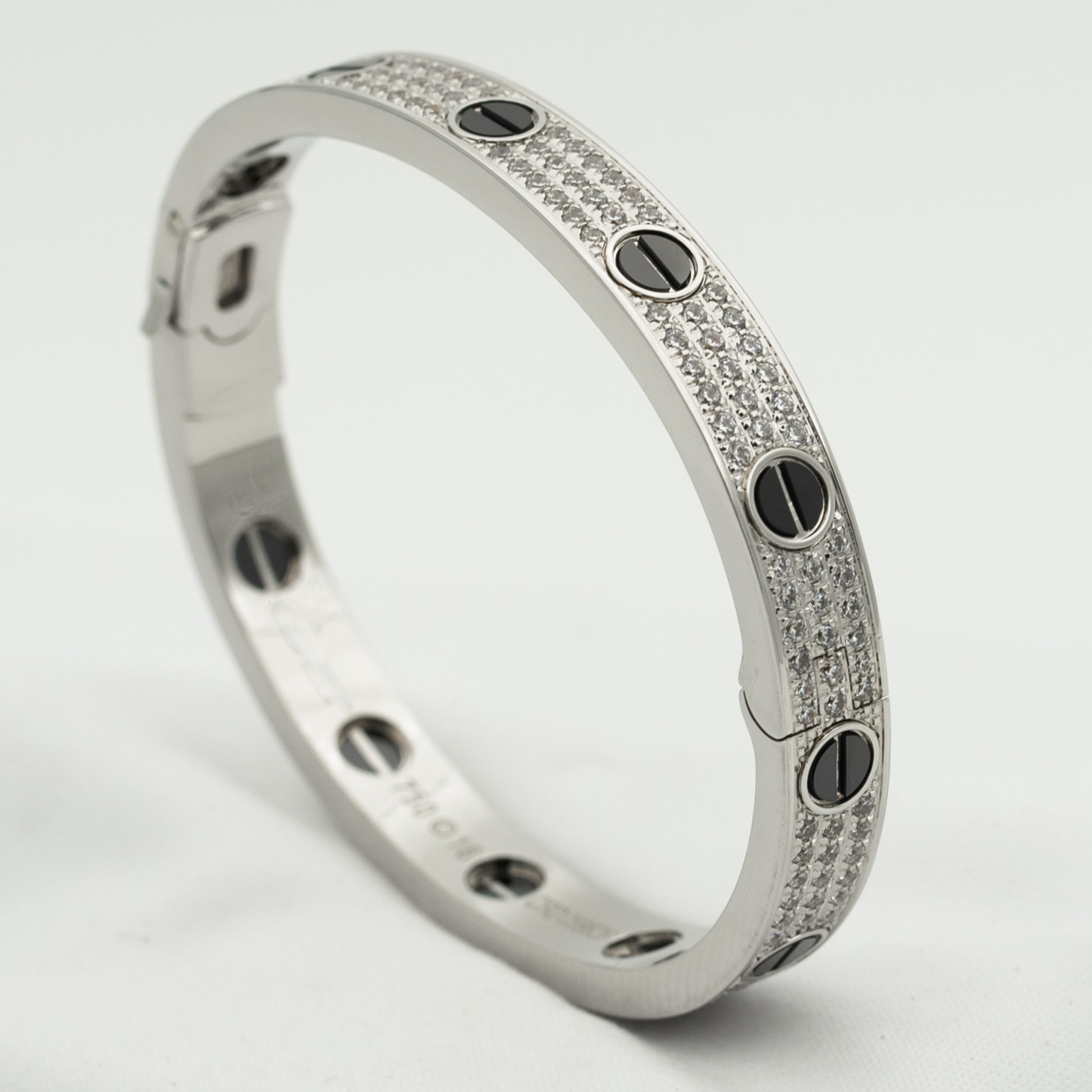 [CiCi]LOVE BRACELET 6.1MM DIAMOND-PAVED CERAMIC