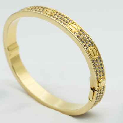 [CiCi]LOVE BRACELET 6.1MM DIAMOND-PAVED