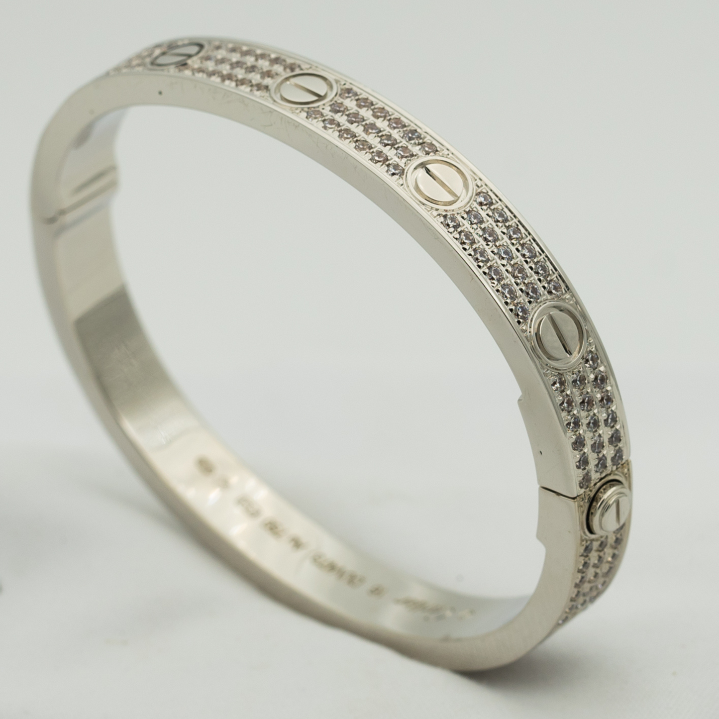 [CiCi]LOVE BRACELET 6.1MM DIAMOND-PAVED