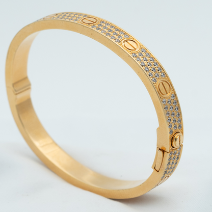 [CiCi]LOVE BRACELET 6.1MM DIAMOND-PAVED