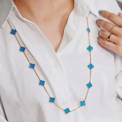 [CiCi]CLOVER 20 MOTIFS TÜRKIS GOLD