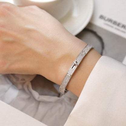 [CiCi]KELLY BRACELET DIAMOND PAVED