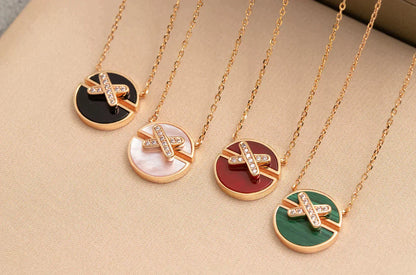 [CiCi]ROSEGOLD-DIAMANT-HALSKETTE