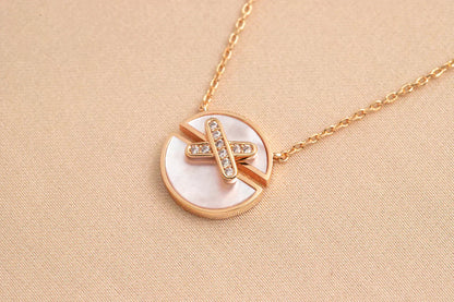 [CiCi]ROSEGOLD-DIAMANT-HALSKETTE