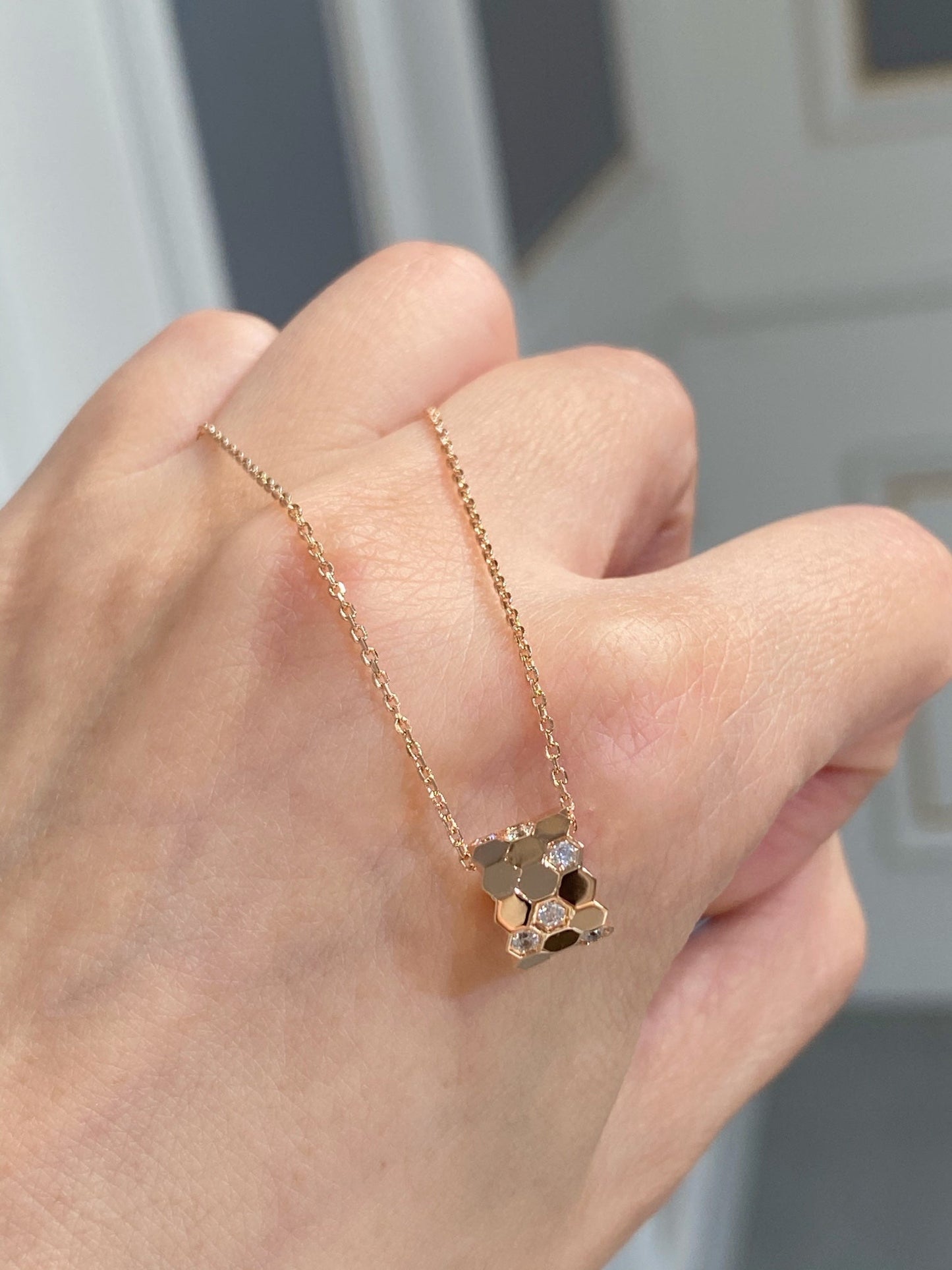 [CiCi]BEE LOVE DIAMOND NECKLACE