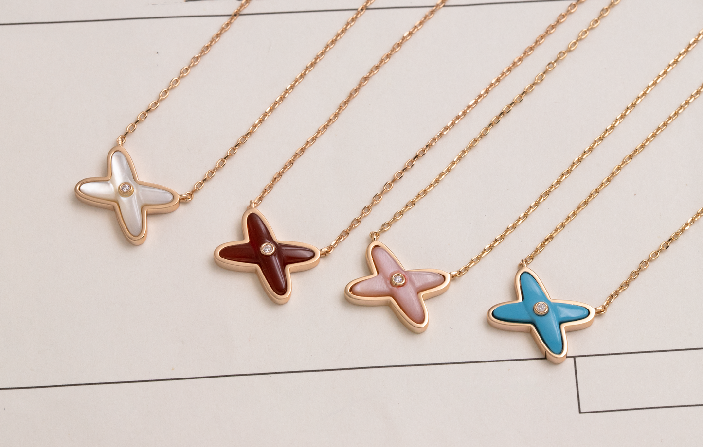 [CiCi]JEUX DE NECKLACE 1 DIAMOND