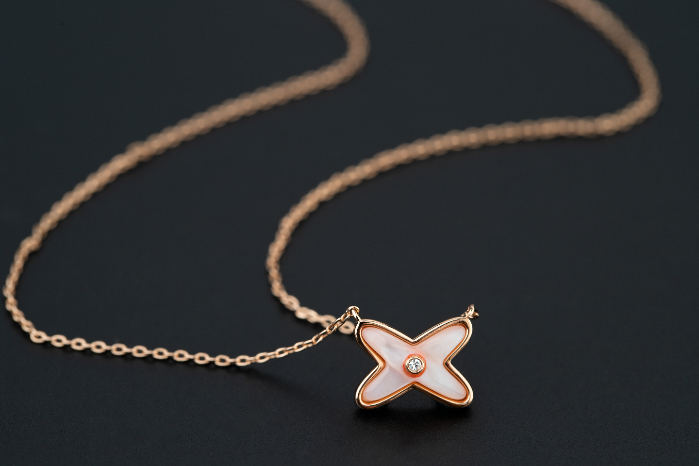 [CiCi]JEUX DE NECKLACE 1 DIAMOND