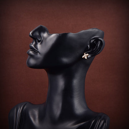 [CiCi]JEUX DE GOLD DIAMOND EARRINGS