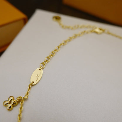 [CiCi]BLOOMING SUPPLE NECKLACE BRASS