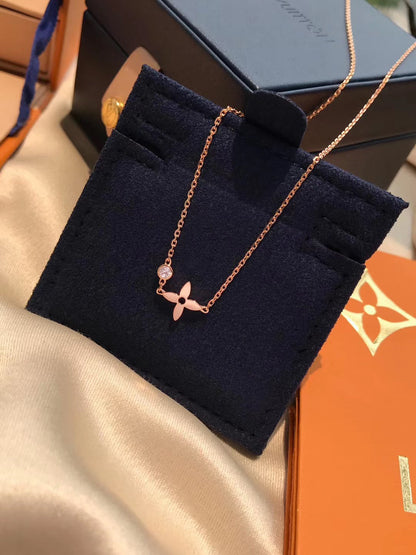 [CiCi]BLOSSOM PENDANT PINK GOLD AND DIAMOND