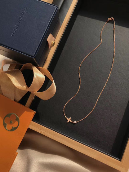 [CiCi]BLOSSOM PENDANT PINK GOLD AND DIAMOND