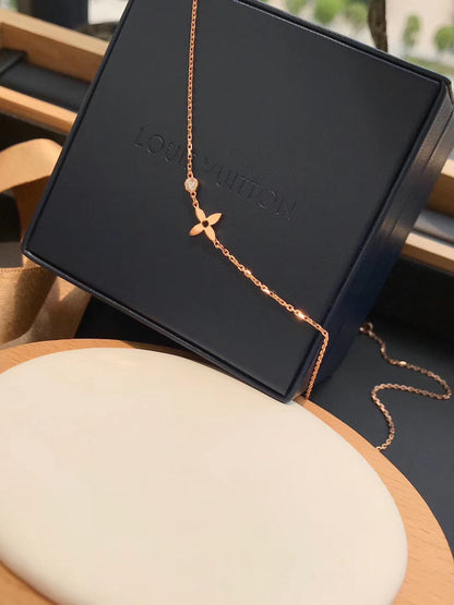 [CiCi]BLOSSOM PENDANT PINK GOLD AND DIAMOND