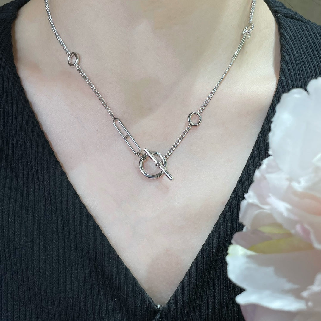 [CiCi]HM STERLING CHAINE D'ANCRE HEART