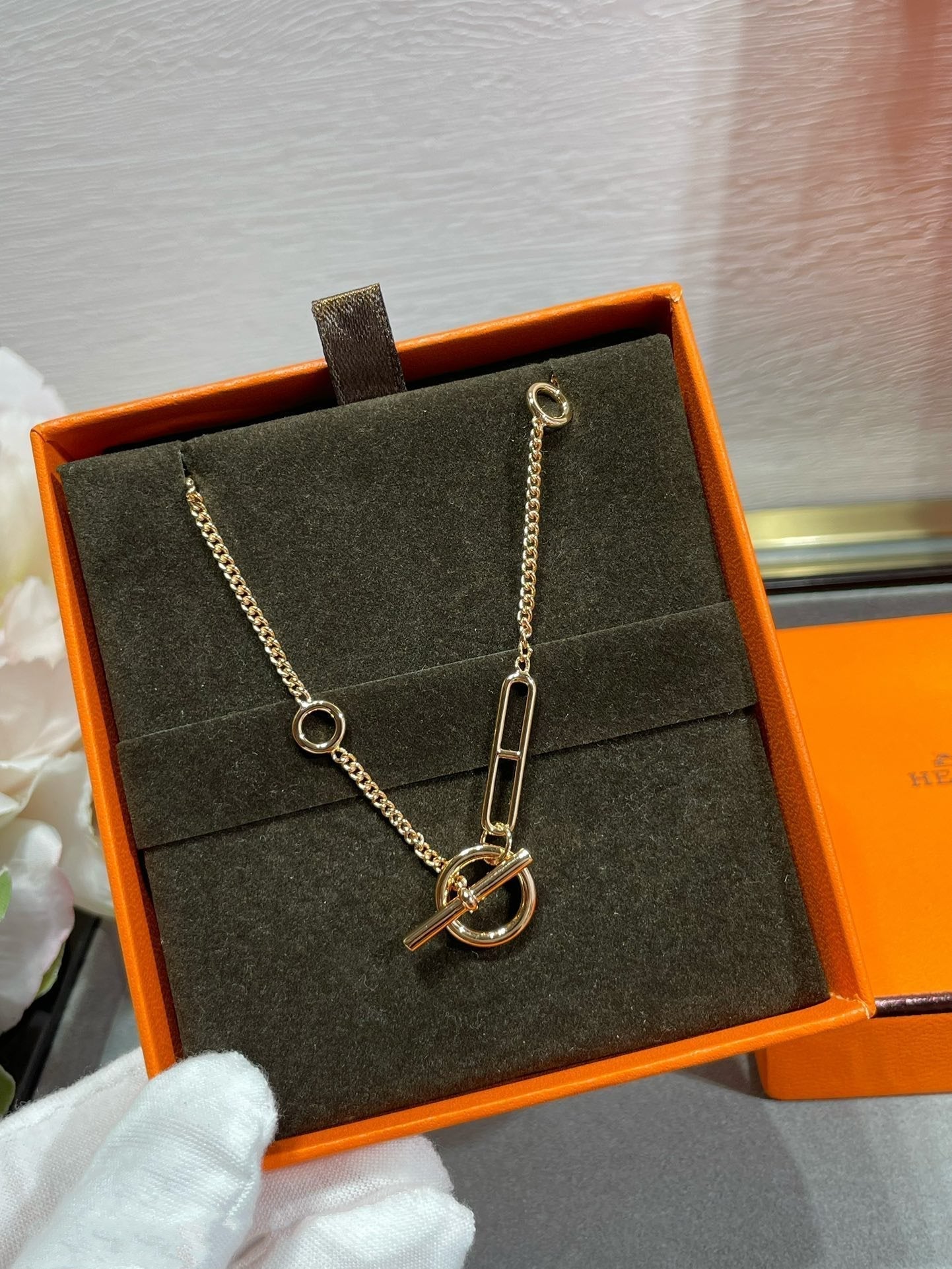[CiCi]HM STERLING CHAINE D'ANCRE HEART