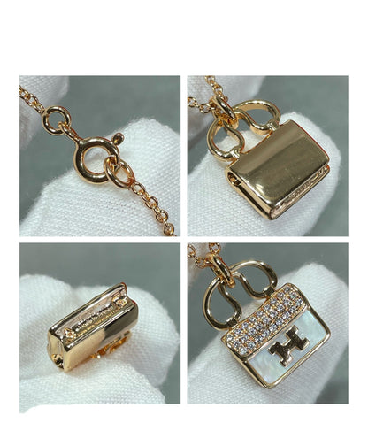 [CiCi]H CIRCE MOISSANITE PENDANT NECKLACE GOLD