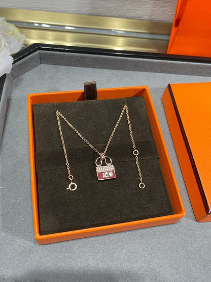 [CiCi]H CIRCE MOISSANITE PENDANT NECKLACE GOLD