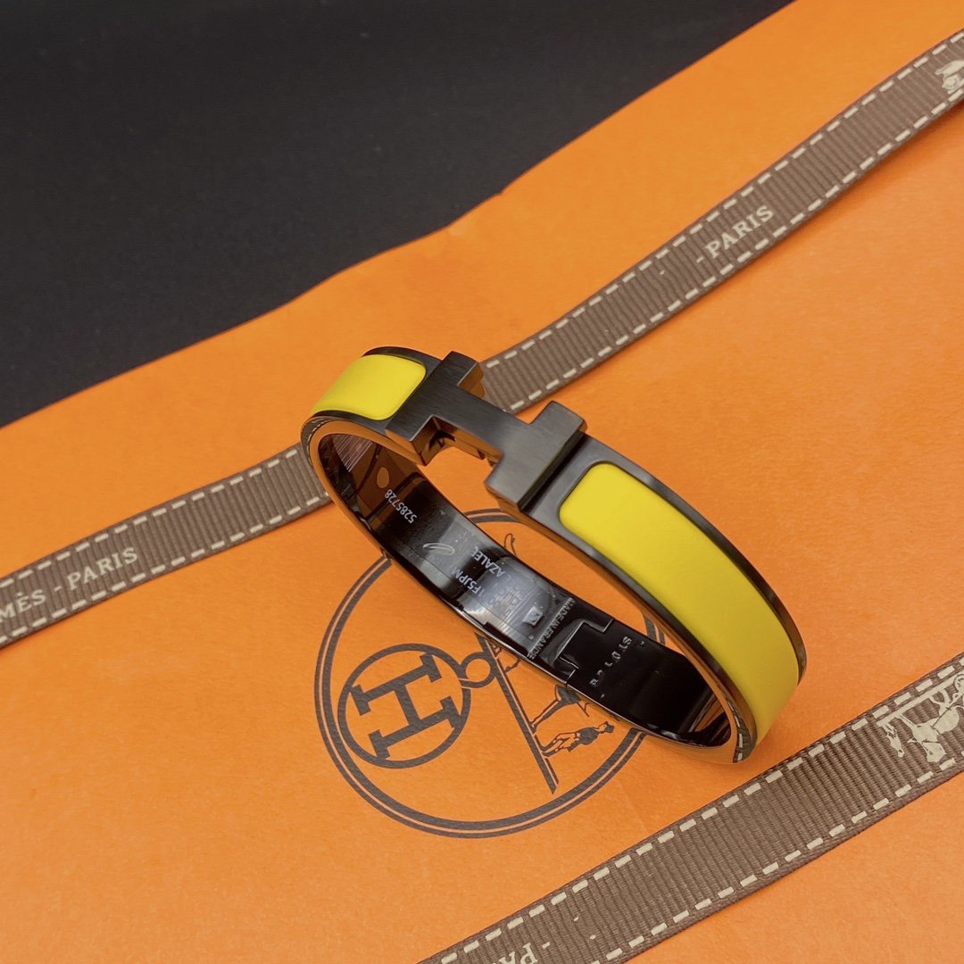 [CiCi]CLIC HM SO BLACK YELLOW BRACELET
