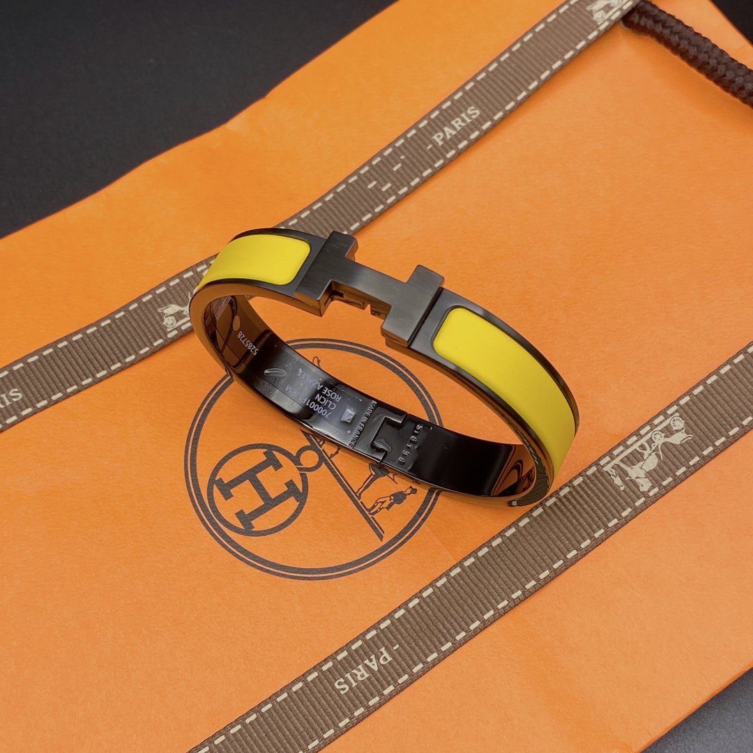 [CiCi]CLIC HM SO BLACK YELLOW BRACELET