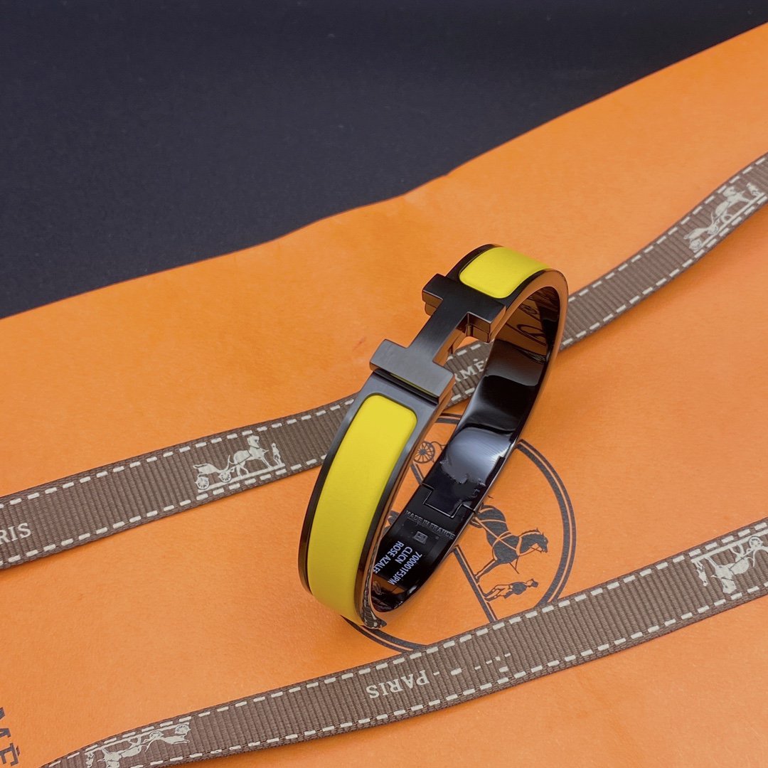 [CiCi]CLIC HM SO BLACK YELLOW BRACELET