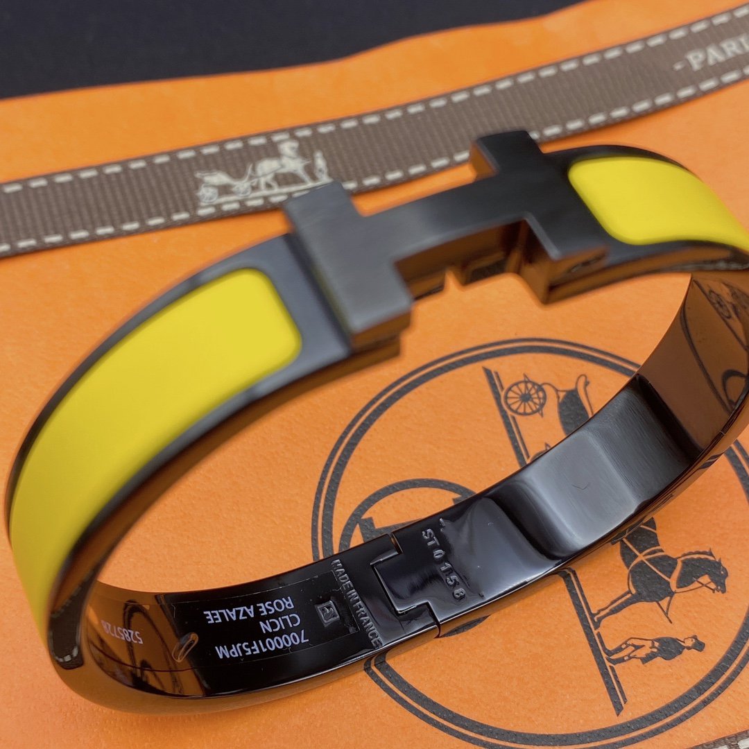 [CiCi]CLIC HM SO BLACK YELLOW BRACELET