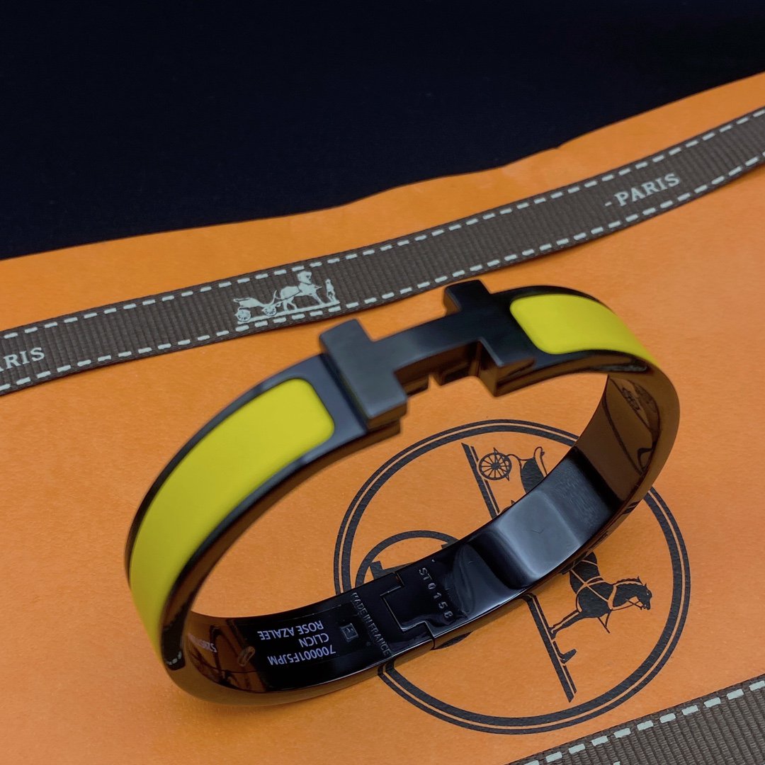[CiCi]CLIC HM SO BLACK YELLOW BRACELET