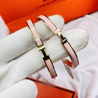 [CiCi]CLASSIC HM CLIC  PINK 8MM ENAMEL BRACELET