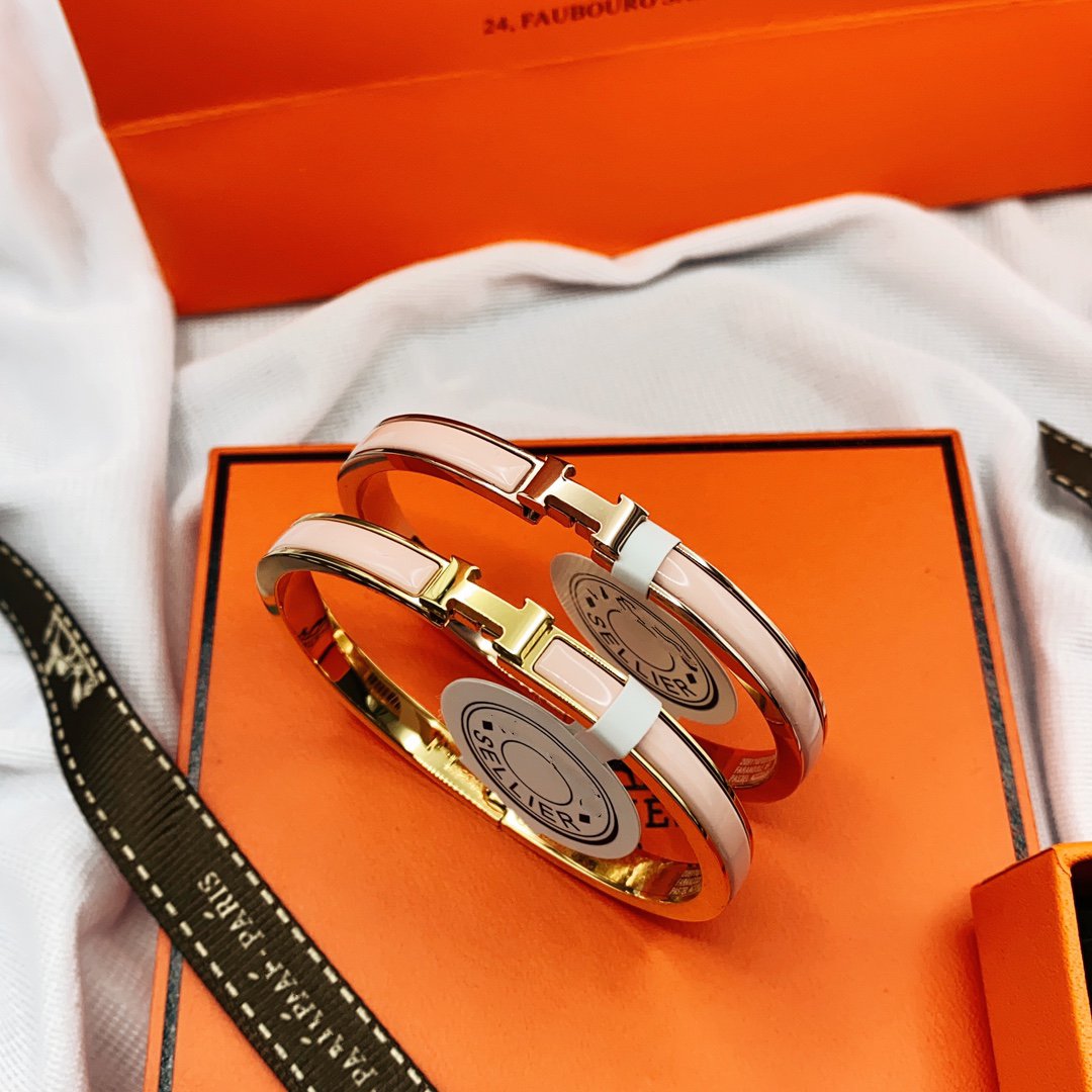 [CiCi]CLASSIC HM CLIC  PINK 8MM ENAMEL BRACELET