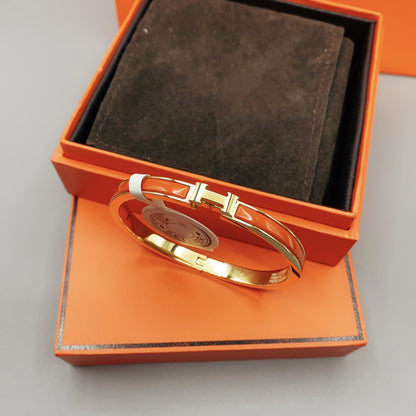 [CiCi]CLASSIC HM CLIC RED 8MM ENAMEL BRACELET